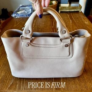 Bone leather Celine Boogie Bag in beautiful condition